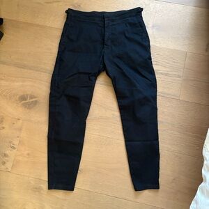Zara Black Chinos Tapered Fit